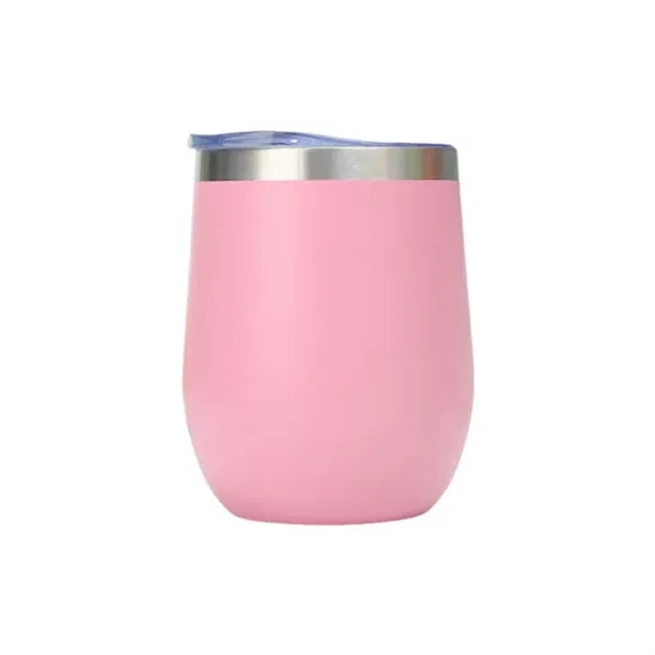 12oz Stainless Steel Portable Eggshell Tumbler