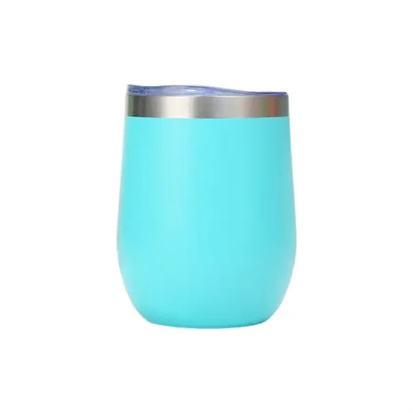 12oz Stainless Steel Portable Eggshell Tumbler