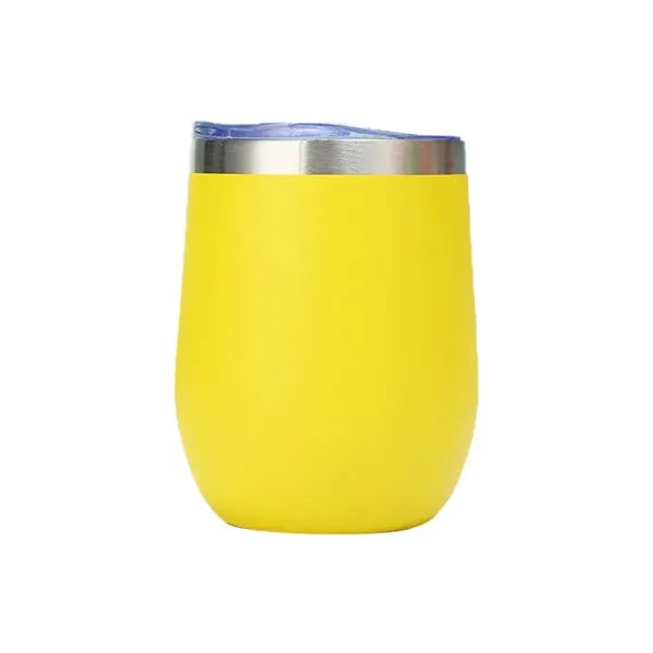 12oz Stainless Steel Portable Eggshell Tumbler