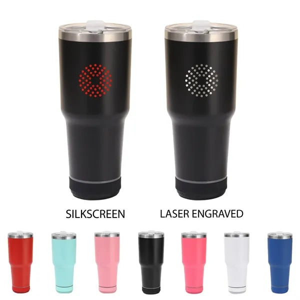 30 oz Bluetooth Speaker Tumbler Custom Logo Stainless Steel