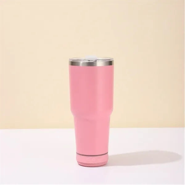 30 oz Bluetooth Speaker Tumbler Custom Logo Stainless Steel