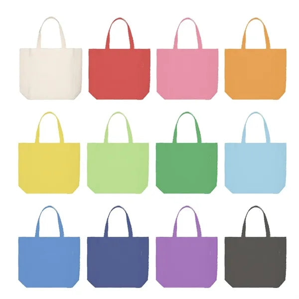 Eco-Friendly Canvas Tote Bag with Long Handles Custom Logo