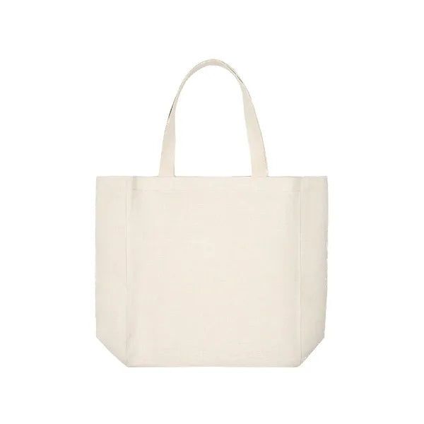 Eco-Friendly Canvas Tote Bag with Long Handles Custom Logo