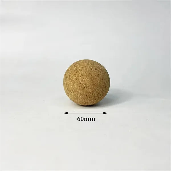 Travel Cork Massage Ball Lightweight Sustainable Alternative