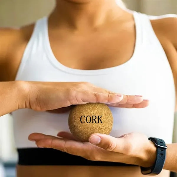 Travel Cork Massage Ball Lightweight Sustainable Alternative