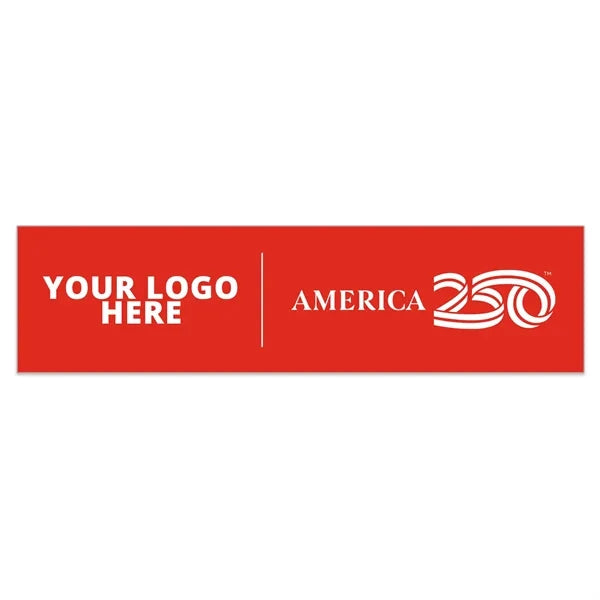 America 250 TM Digital Full Color Vinyl Bumper Sticker(3"x11