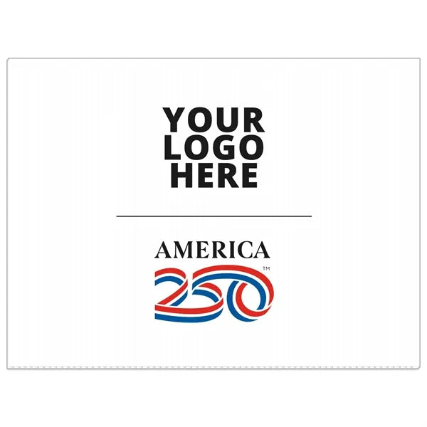 America 250 TM Corrugated Plastic Sign: FC/2 Sides (18"x24")