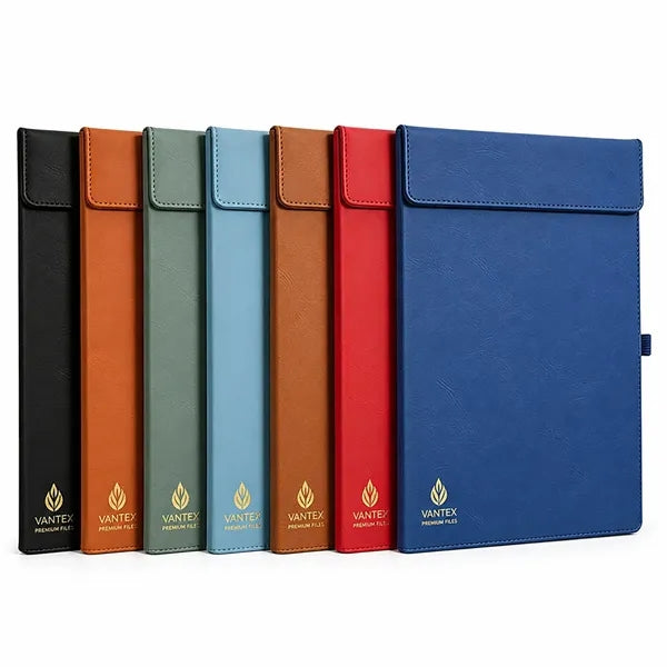 A4 Leather Conference Folder with Customizable Logo