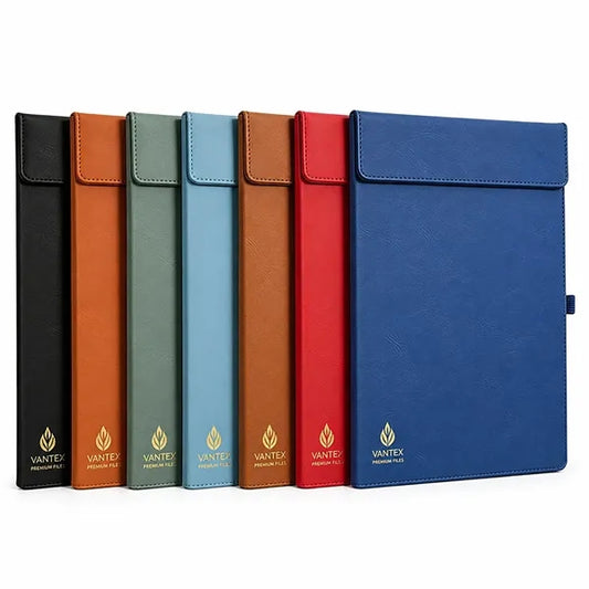 A4 Leather Conference Folder with Customizable Logo