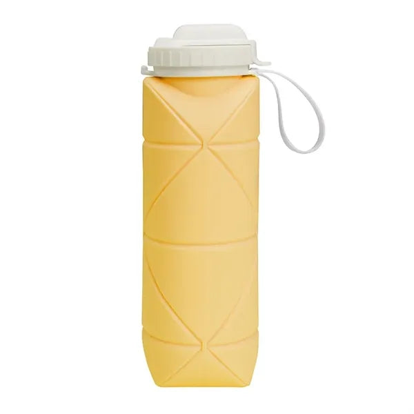 20oz Silicone Foldable Water Cup with Straw