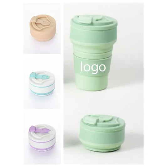 12oz Silicone Foldable Water Cup