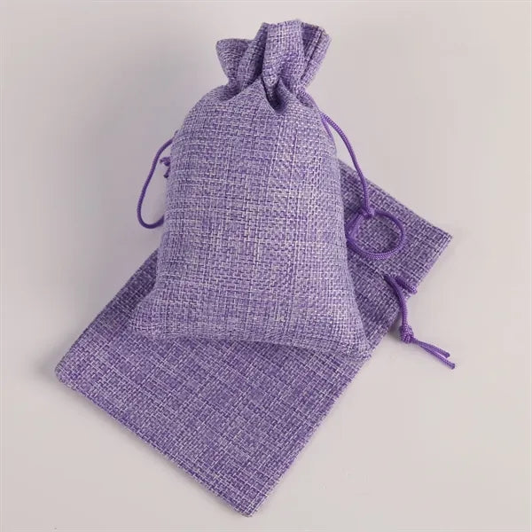 Drawstring burlap bag