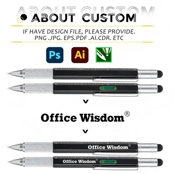 5-in-1 Multi Function Stylus Ballpoint Pen
