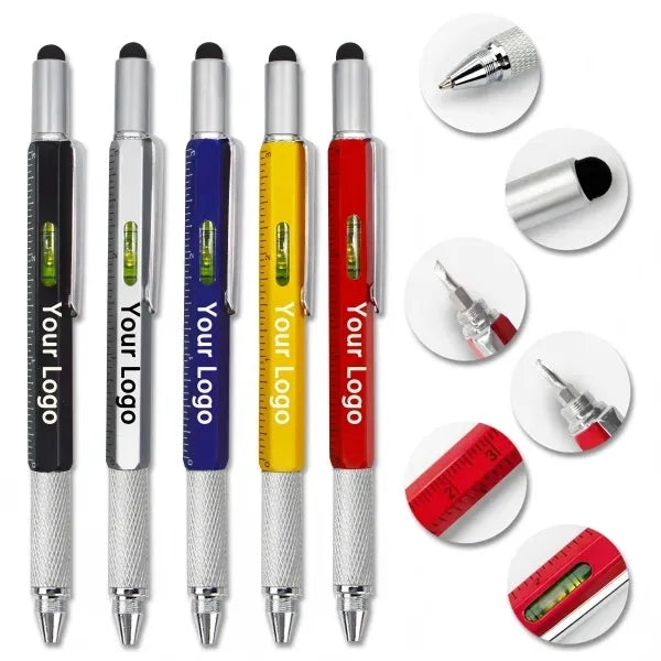 5-in-1 Multi Function Stylus Ballpoint Pen