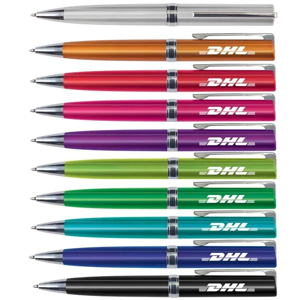 Curie Metallic Twist Ballpoint Pens