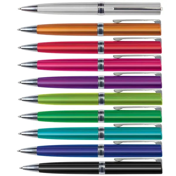 Curie Metallic Twist Ballpoint Pens