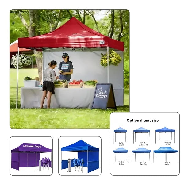 10' x 10' Canopy Tent - Vibrant Custom Design