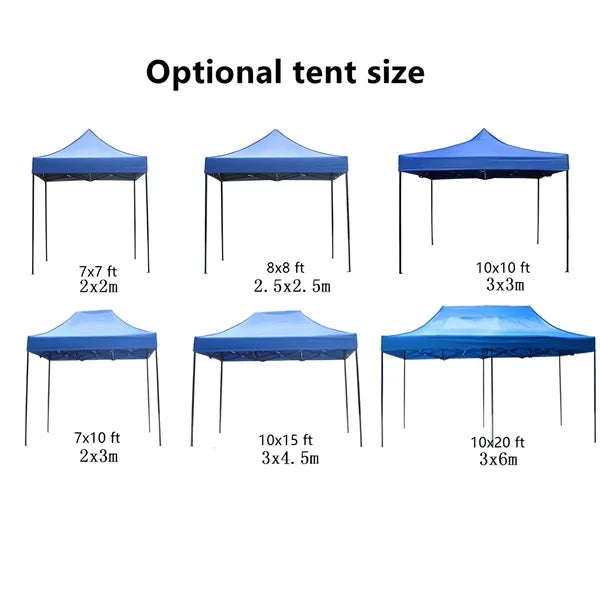 10' x 10' Canopy Tent - Vibrant Custom Design