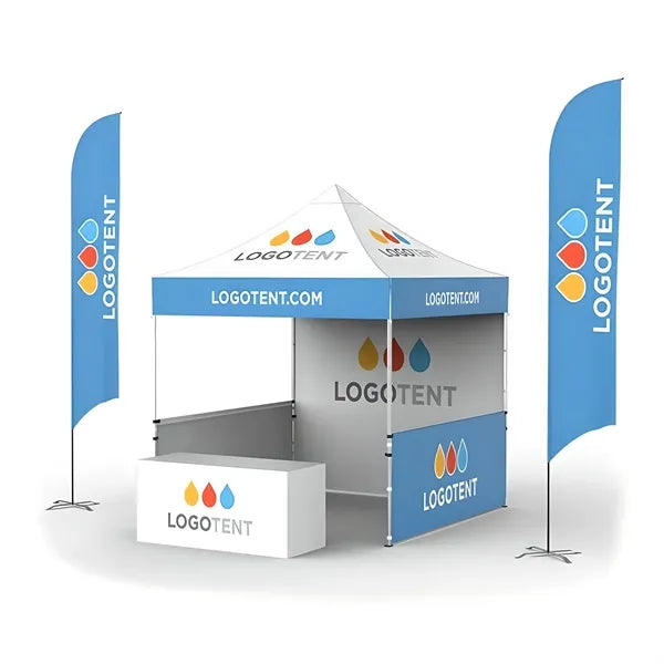 10' x 10' Canopy Tent - Vibrant Custom Design