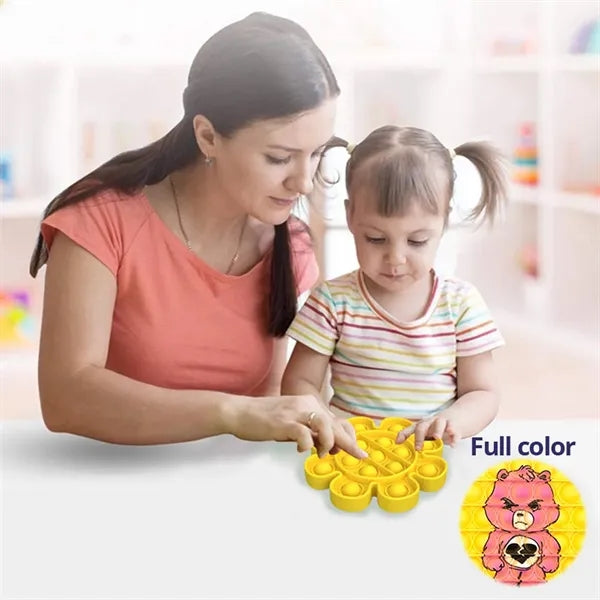 Pop It Fidget Toy - Flower Full color