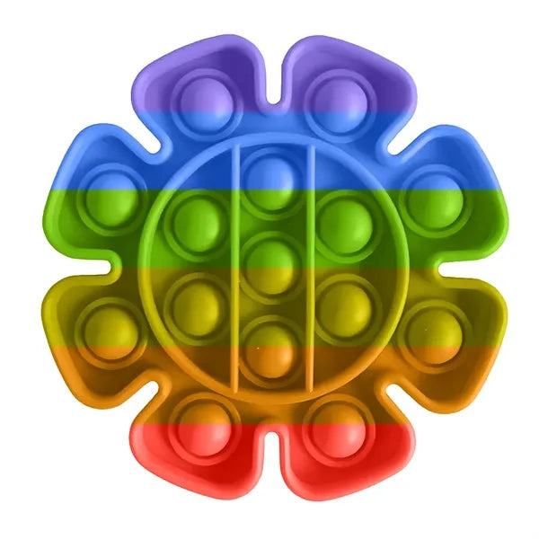 Pop It Fidget Toy - Flower Full color