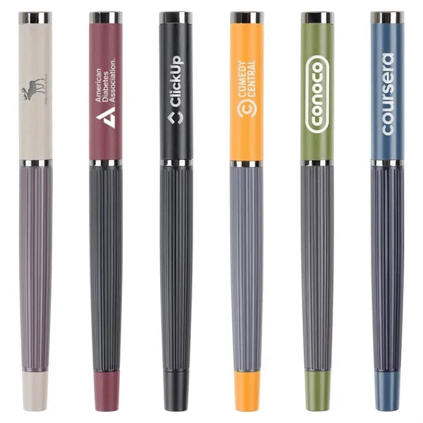 Engraved Metal Ballpoint Pen with Cap