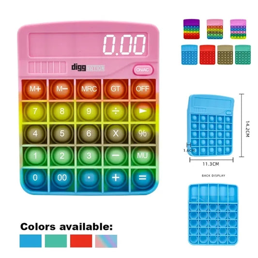Pop It Fidget Toy - Calculator Shape