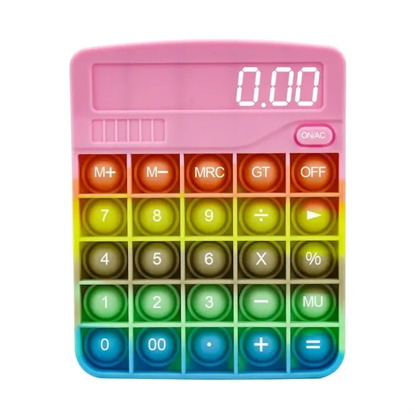 Pop It Fidget Toy - Calculator Shape
