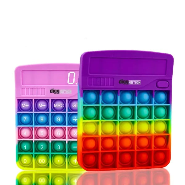 Pop It Fidget Toy - Calculator Shape