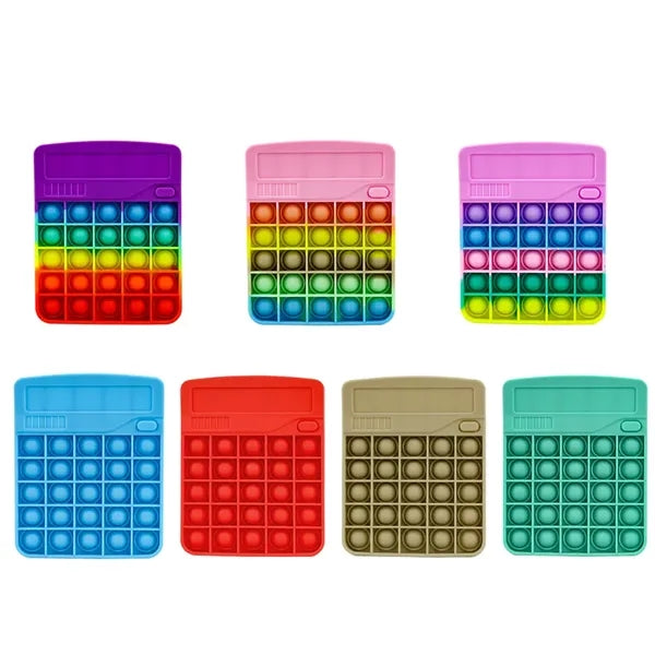 Pop It Fidget Toy - Calculator Shape