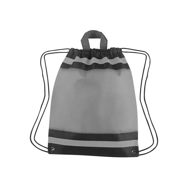 Horizon Reflective Drawstring Backpack Tote