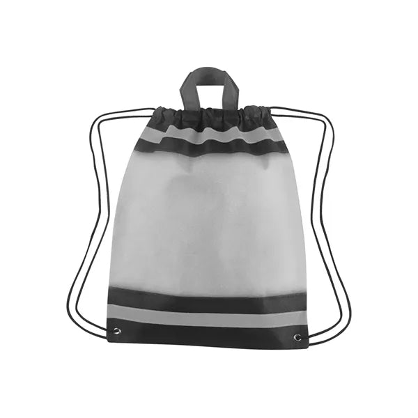 Horizon Reflective Drawstring Backpack Tote