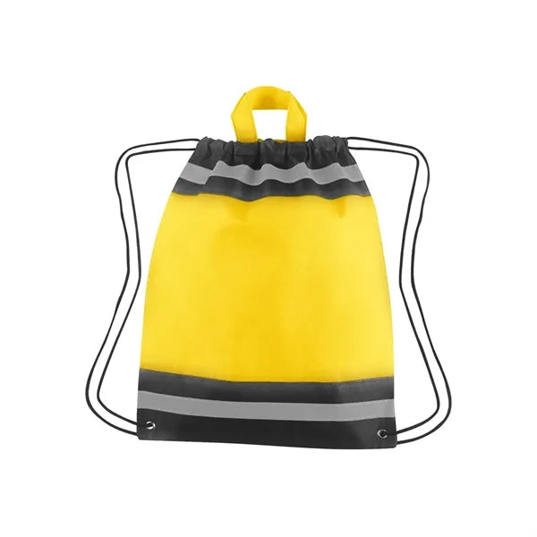 Horizon Reflective Drawstring Backpack Tote