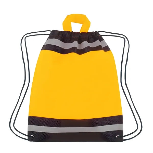 Horizon Reflective Drawstring Backpack Tote