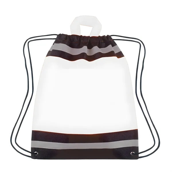 Horizon Reflective Drawstring Backpack Tote