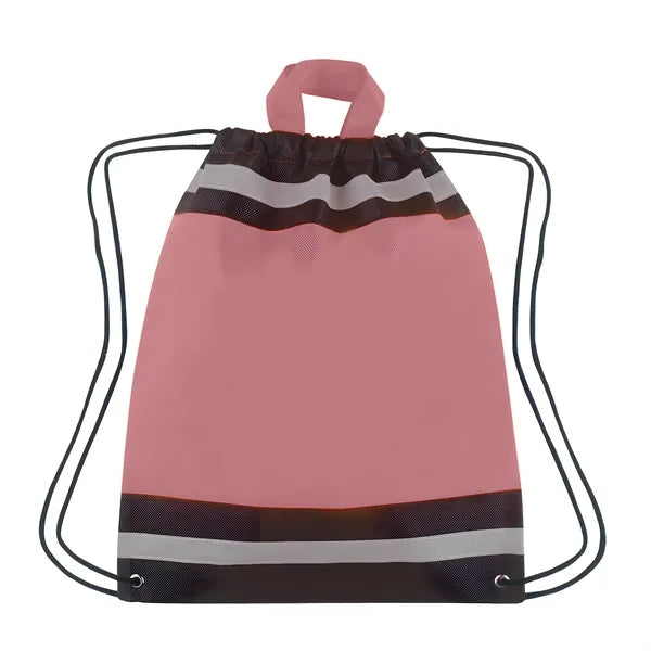 Horizon Reflective Drawstring Backpack Tote