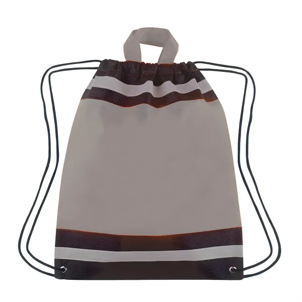 Horizon Reflective Drawstring Backpack Tote