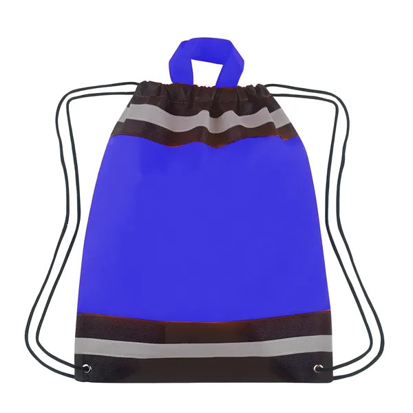 Horizon Reflective Drawstring Backpack Tote