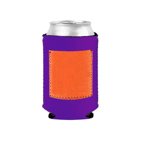 Collapsible Neoprene Can Cooler With Pocket