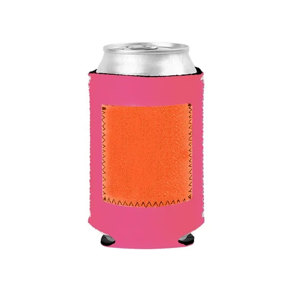 Collapsible Neoprene Can Cooler With Pocket
