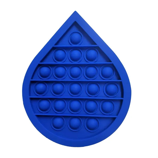 Pop It Fidget Toy - Tear Drop Shaped Full color