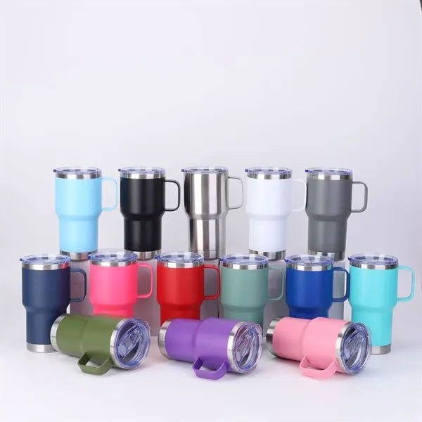 20oz Travel Mug Stainless Steel Vacuum Insulated with handle