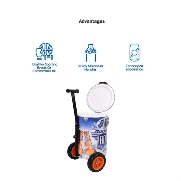 Portable Beverage & Beer Cooler - 14.2 Gallons