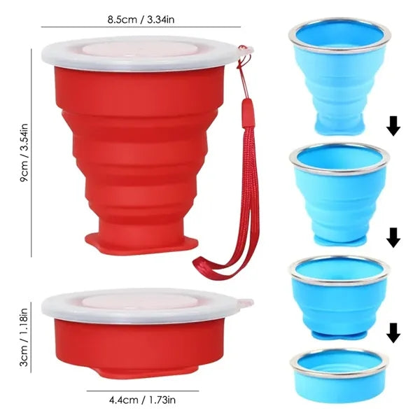 Prime Silicone Collapsible Travel Cup - 6.8 Oz