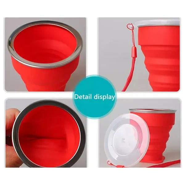 Prime Silicone Collapsible Travel Cup - 6.8 Oz
