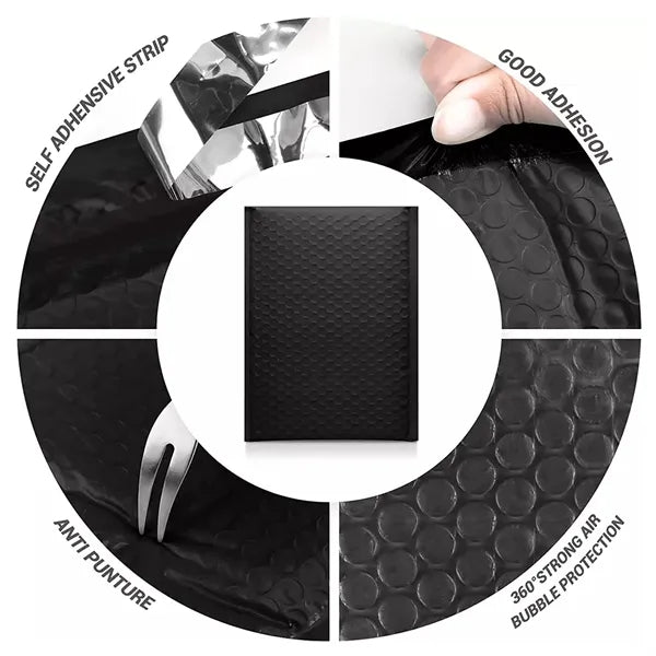 AquaShield Black Bubble Mailer