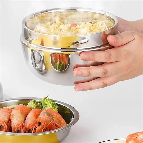Creative Apple-Shaped Stainless Steel Insulated Lunch Box