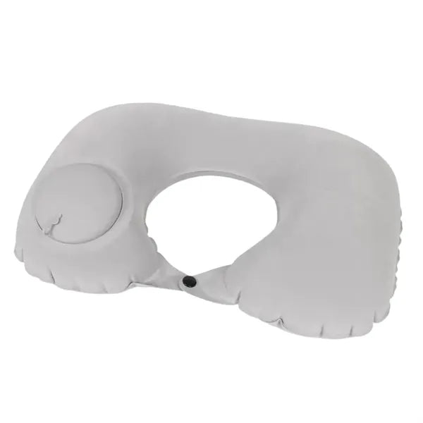 Logo Press Inflatable Portable Outdoor Neck Pillow