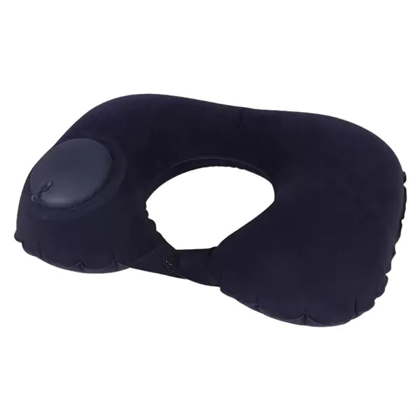 Logo Press Inflatable Portable Outdoor Neck Pillow