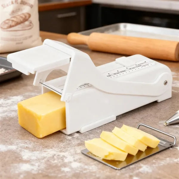 One-Click Butter Slicer & Dispenser with Measuring Guide